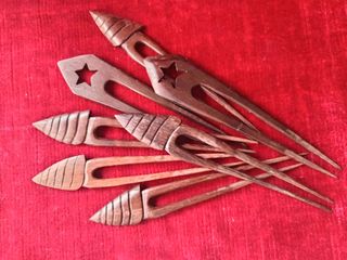 Pasadores madera - 7uds