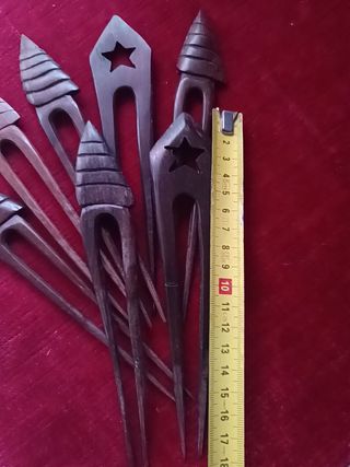 Pasadores madera - 7uds