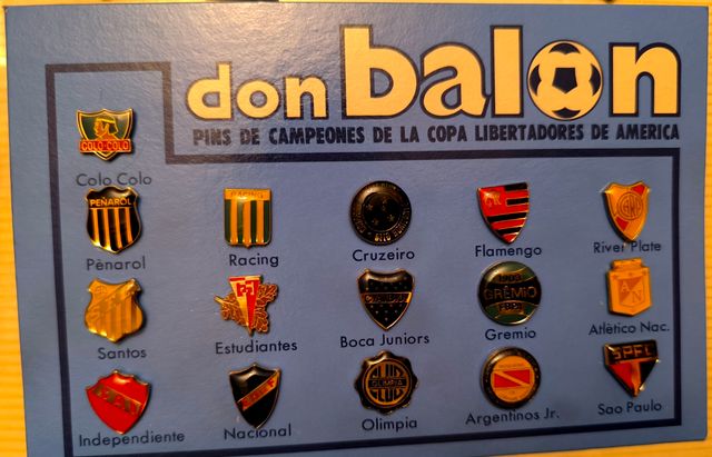 Pins futbol  Copa Libertadores: 16 campeones