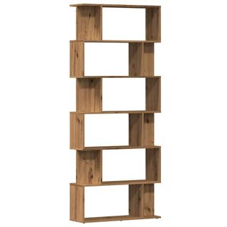 vidaXL Estantería madera de ingeniería roble