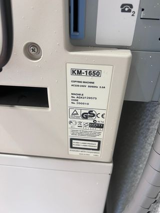 Kyocera KM-1650: Impresora oficina
RecogerPamplona