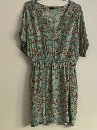 Vestido Zara estampado flores