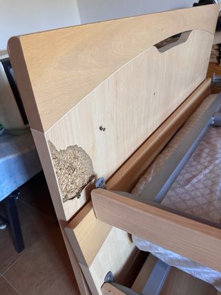 Cama nido madera maciza + 4 cajones