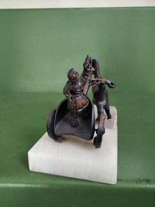 Biga Romana Antica in Metallo