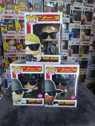 3 Funko Pop! Rocks ZZ Top
