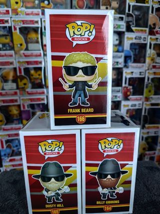 3 Funko Pop! Rocks ZZ Top