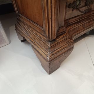 Mobiletto noce 3 cassetti