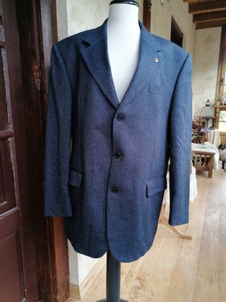 Americana azul hombre - Talla 58