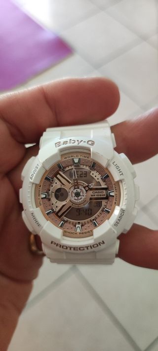 Orologio Baby-G rosa e bianco