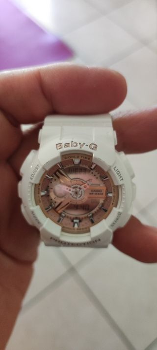 Orologio Baby-G rosa e bianco