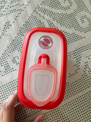 Contenitore Gem 0,5lt - Rosso Trasparente