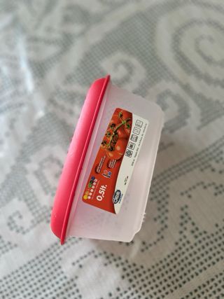 Contenitore Gem 0,5lt - Rosso Trasparente