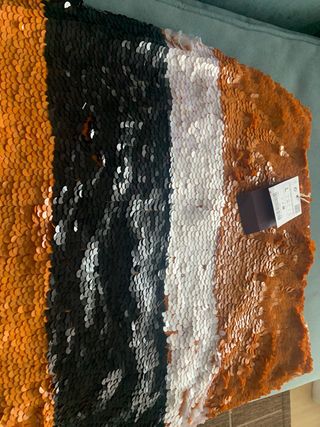 Minifalda Zara lentejuelas L