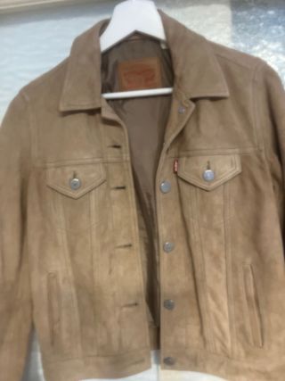 Cazadora Levis ante piel marron 