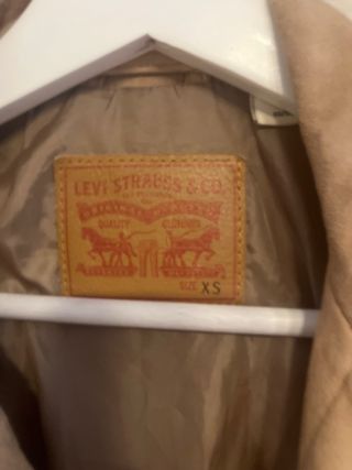 Cazadora Levis ante piel marron 