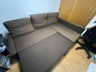 Sofá cama FRIHETEN marrón