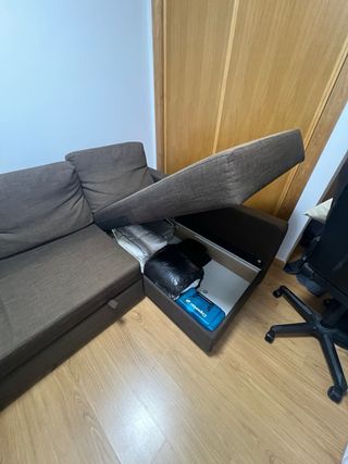 Sofá cama FRIHETEN marrón