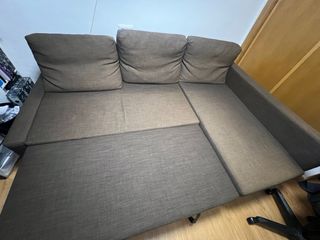 Sofá cama FRIHETEN marrón