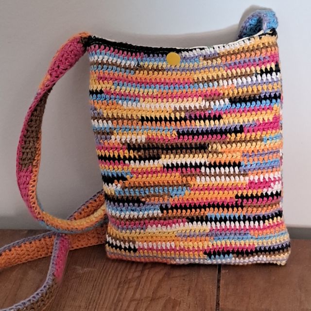 Bolso crochet multicolor