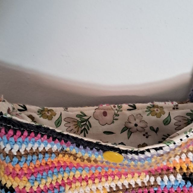 Bolso crochet multicolor