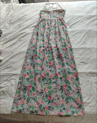 Vestido floral largo XS