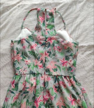 Vestido floral largo XS