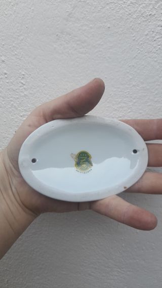 3 Placchette bagno vintage
