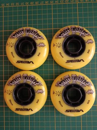 4 Ruote Seba Street Invader 80mm 84A