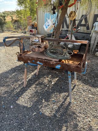 Máquina cortar piedra usada