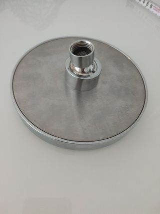 Alcachofa ducha 10cm beige/plata