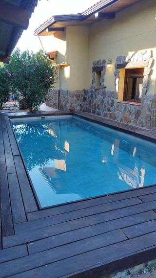 Tarima exterior madera tropical 42m2