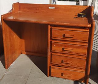 Escritorio madera pino antiguo
