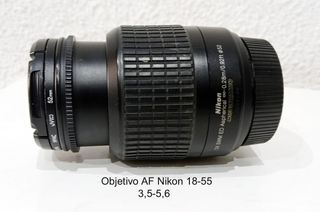 Objetivo Nikon AF 18-55mm 3,5-5,6