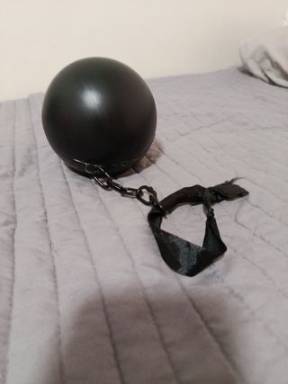 Bola y cadena presidiario disfraz