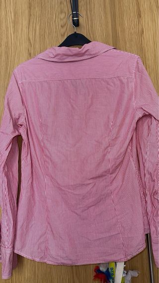 Camisa Benetton rayas rojas - Talla M