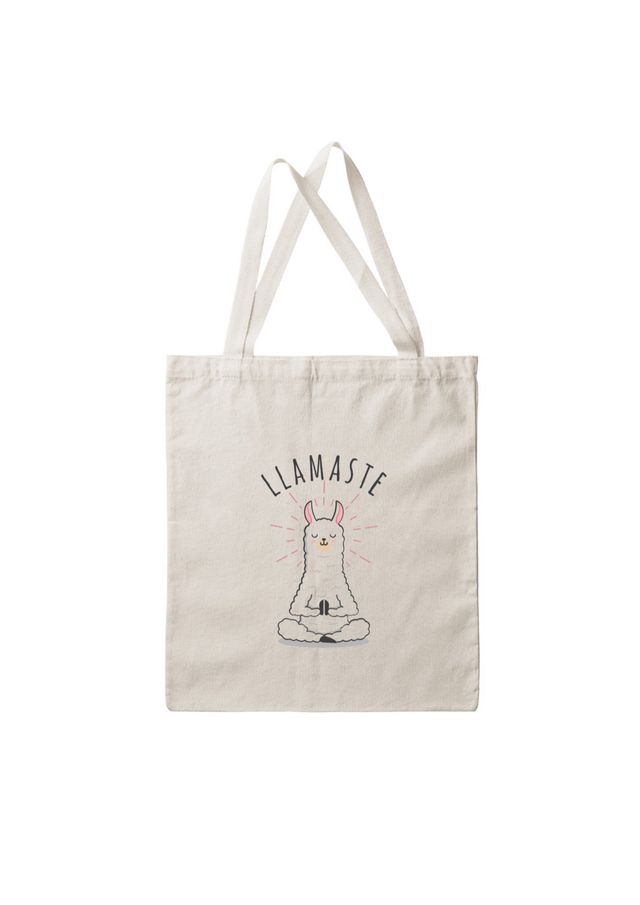 Bolsas Tela - TOTE BAG - Beige y Negra