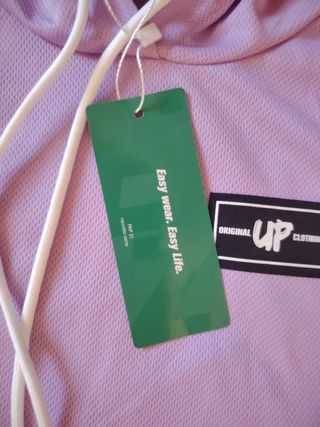 Smanicata con cappuccio lilla shein tg S