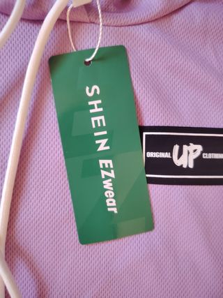 Smanicata con cappuccio lilla shein tg S