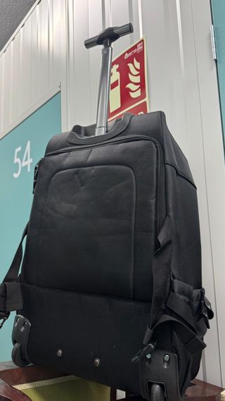 Mochila viaje ruedas - Negra