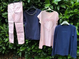 Abito ragazza: maglietta, pantaloni, felpa, maglia