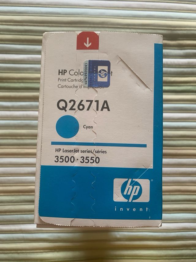 HP Q2671A Cyan Cartucho Impresión Q2673A Magenta