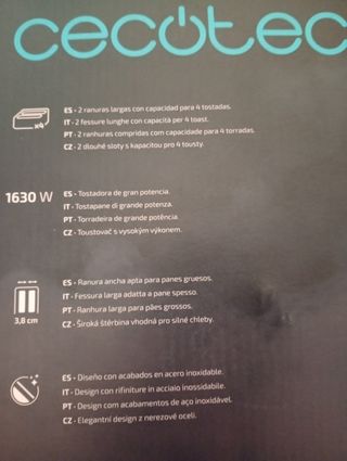 Tostador Cecotec .