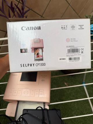 Canon Selphy CP1300 - Impresora Rosa