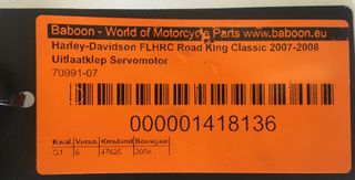 Servomotor valvula escape Harley Davidson 70991-07