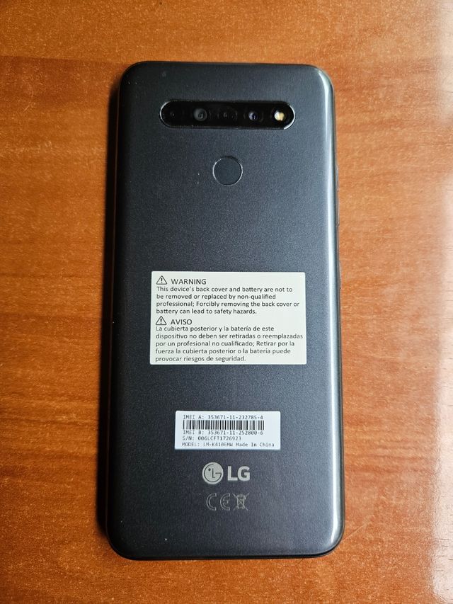 LG móvil negro