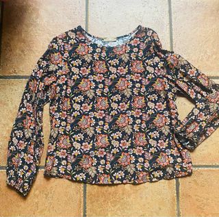 Blusa boho estampada