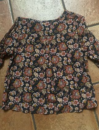 Blusa boho estampada