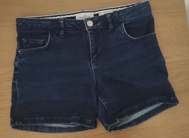 Vaquero corto Massimo Dutti chica, talla 13 - 14