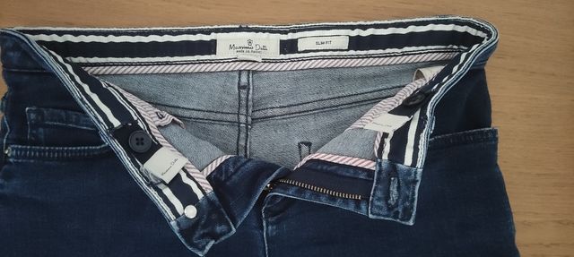 Vaquero corto Massimo Dutti chica, talla 13 - 14