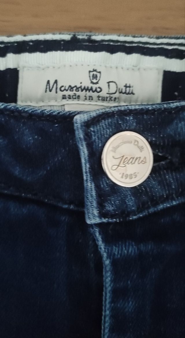 Vaquero corto Massimo Dutti chica, talla 13 - 14